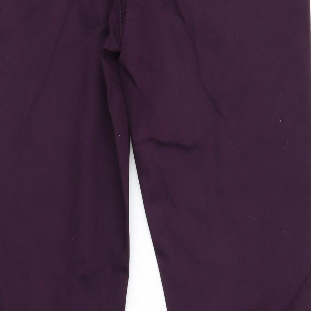 intuition Womens Purple   Straight Jeans Size 12 L29 in