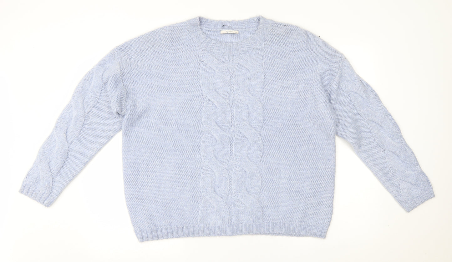 TU Womens Blue   Pullover Jumper Size 18
