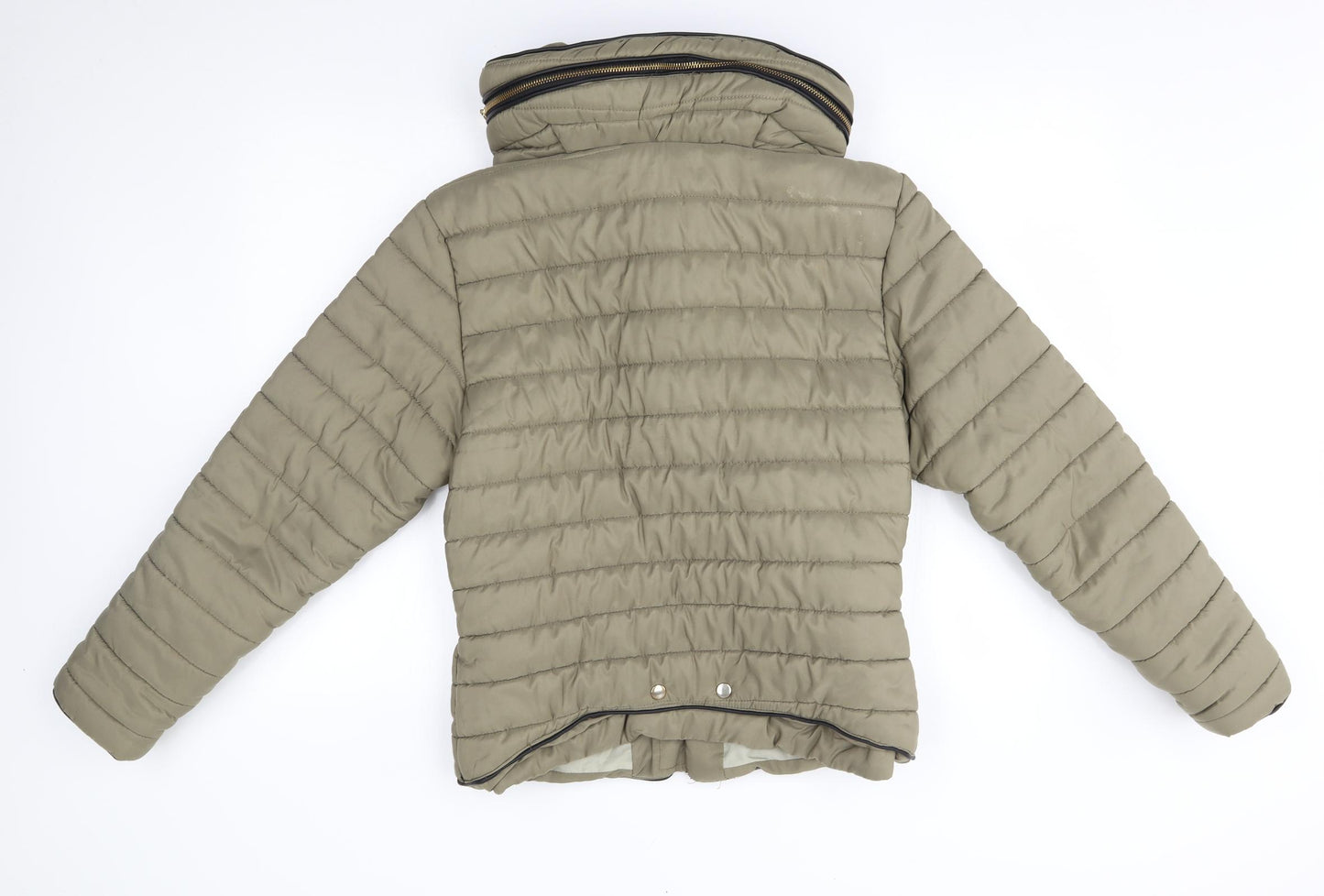 Rising Womens Green   Quilted Coat Size L