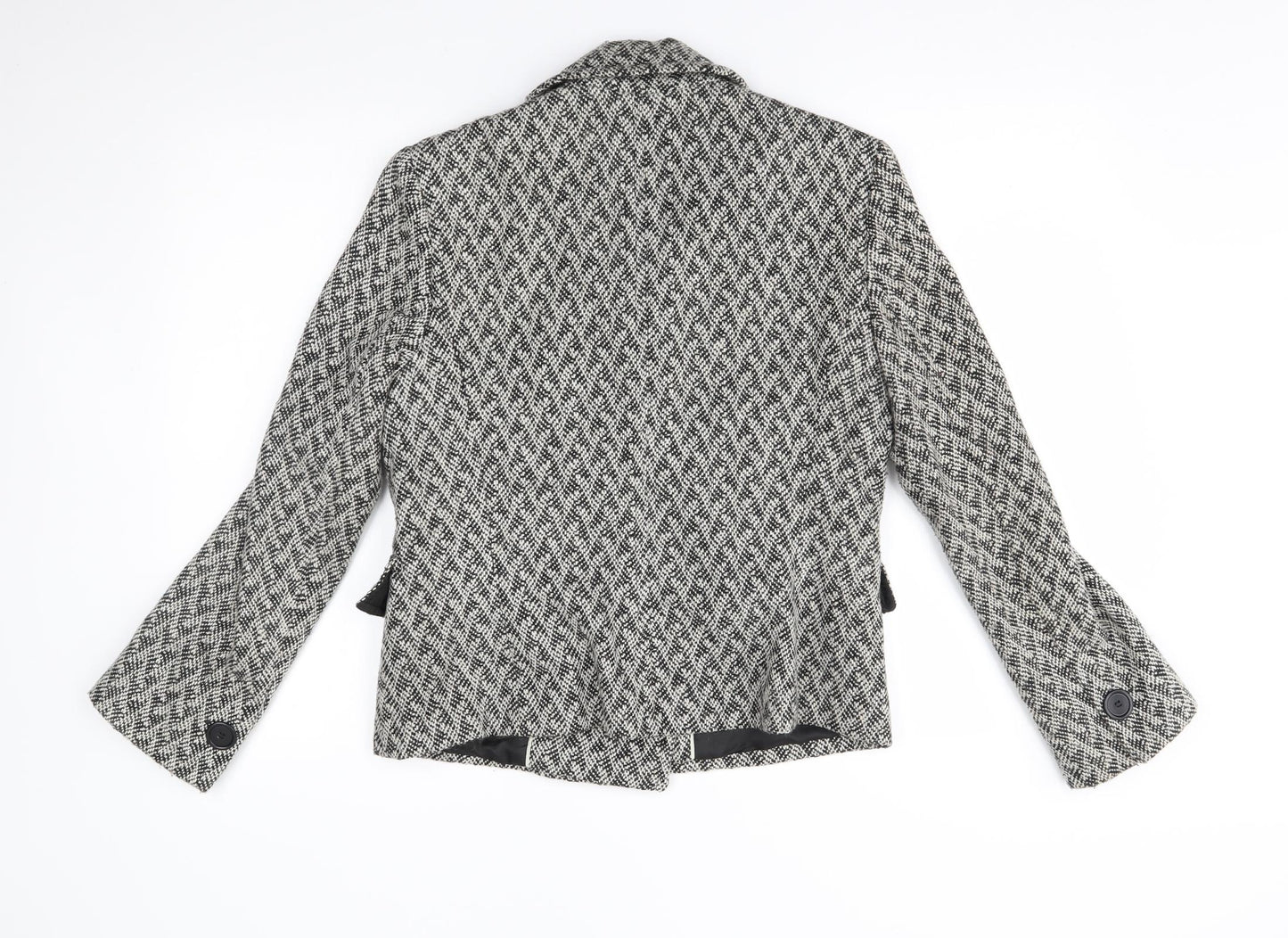 M&S Womens Grey   Jacket Blazer Size 14