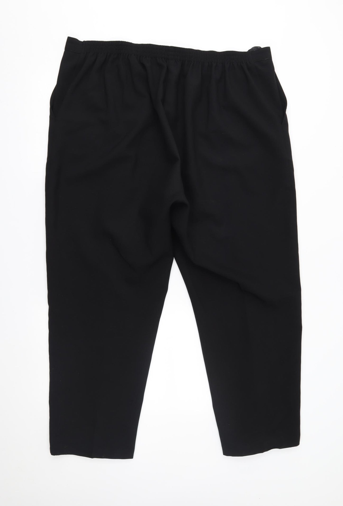Slimma Womens Black   Trousers  Size 22 L28 in
