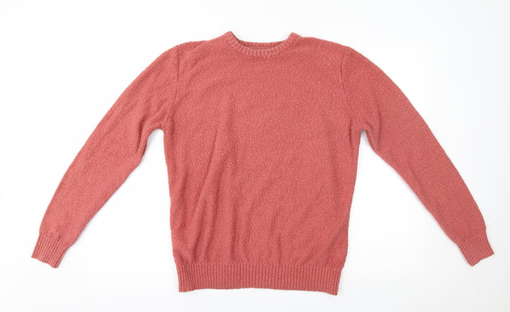Mango Womens Red Pullover Jumper Size XL