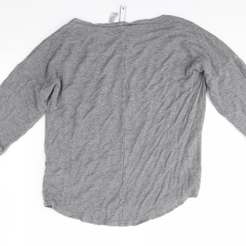 H&M Womens Grey   Pullover Jumper Size S