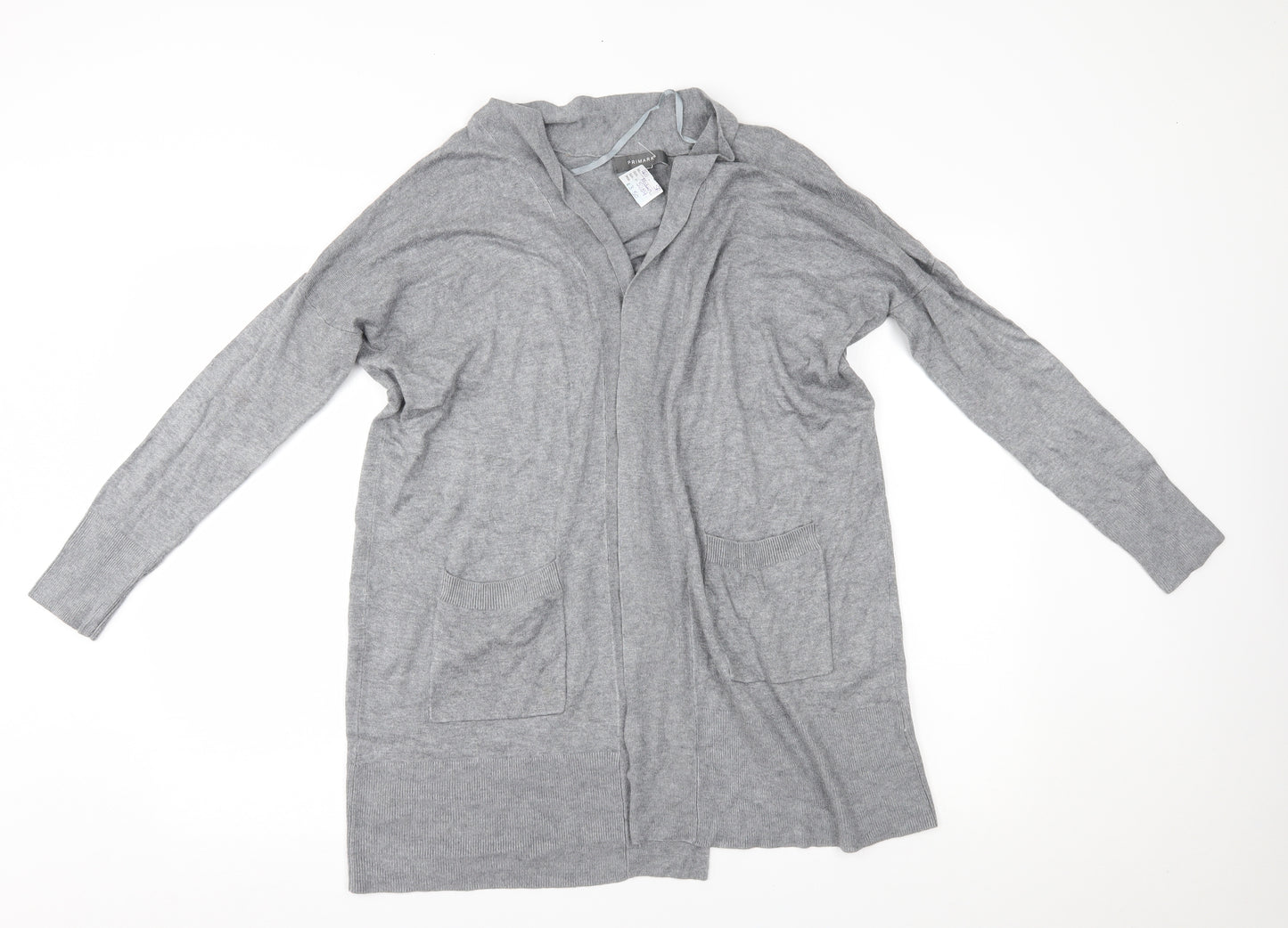 Primark Womens Grey   Cardigan Jumper Size M