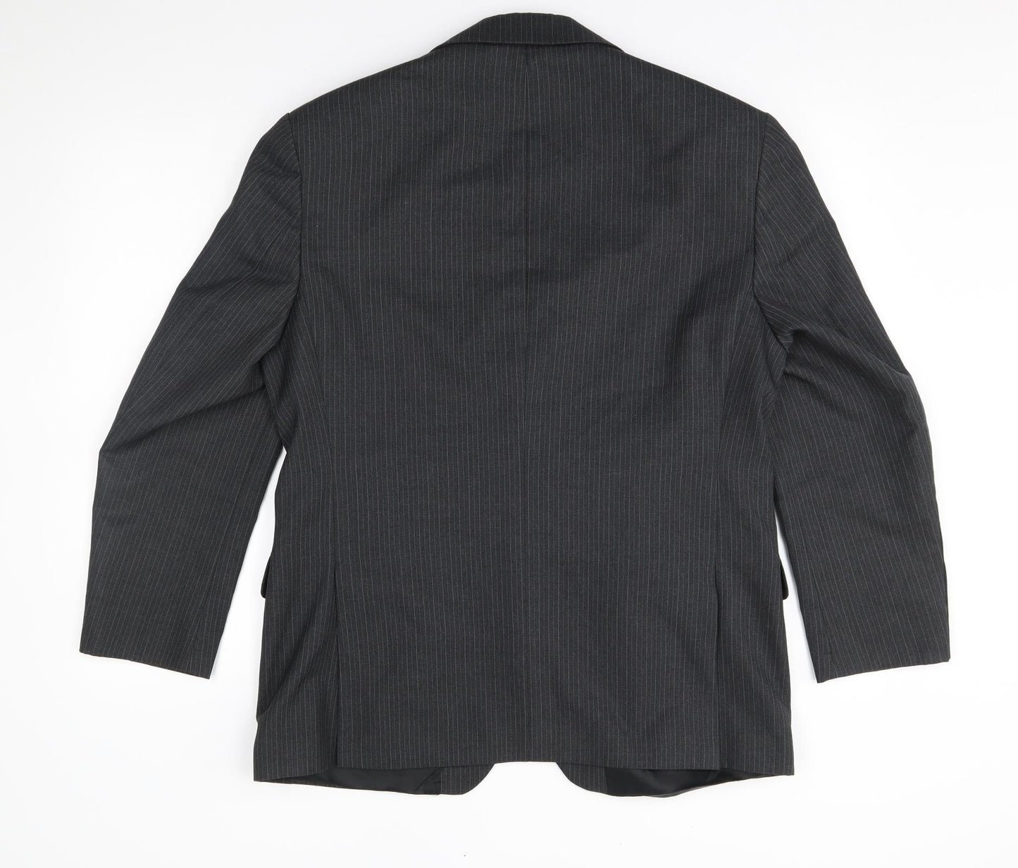 Pinstripe Mens Black Striped  Jacket Blazer