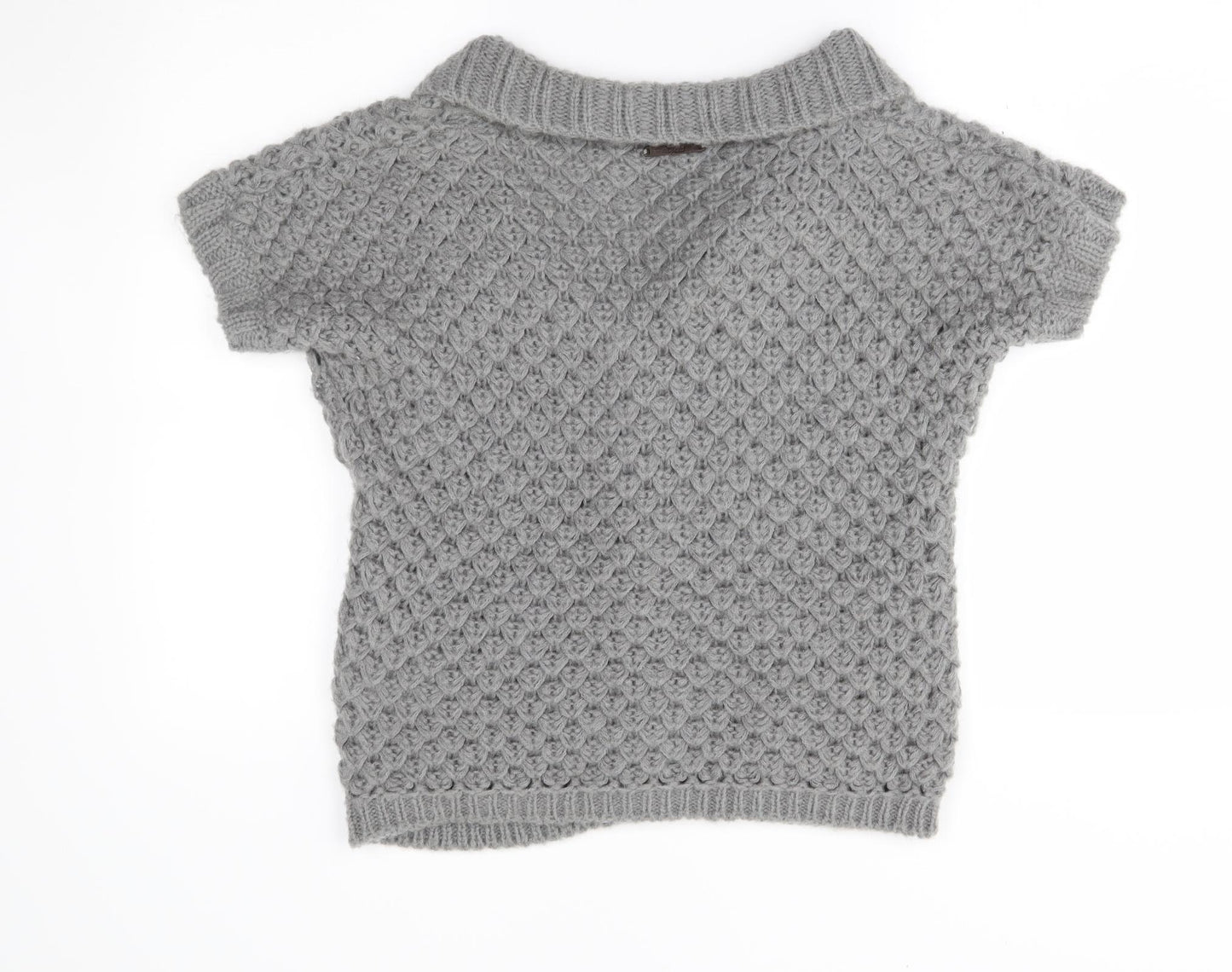 GAS Womens Grey   Cardigan Jumper Size XS
