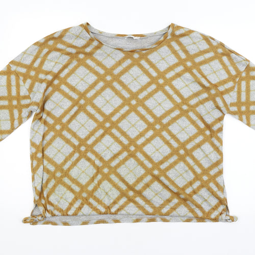 Papaya Womens Multicoloured Argyle/Diamond  Pullover Jumper Size 14