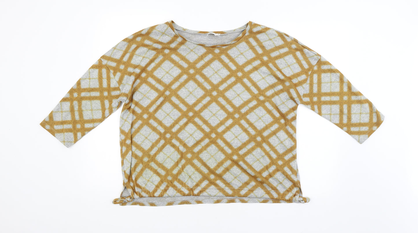 Papaya Womens Multicoloured Argyle/Diamond  Pullover Jumper Size 14