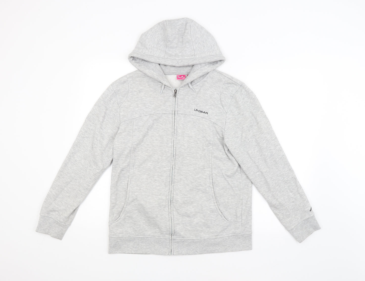 LA Gear Womens Grey   Full Zip Hoodie Size 14