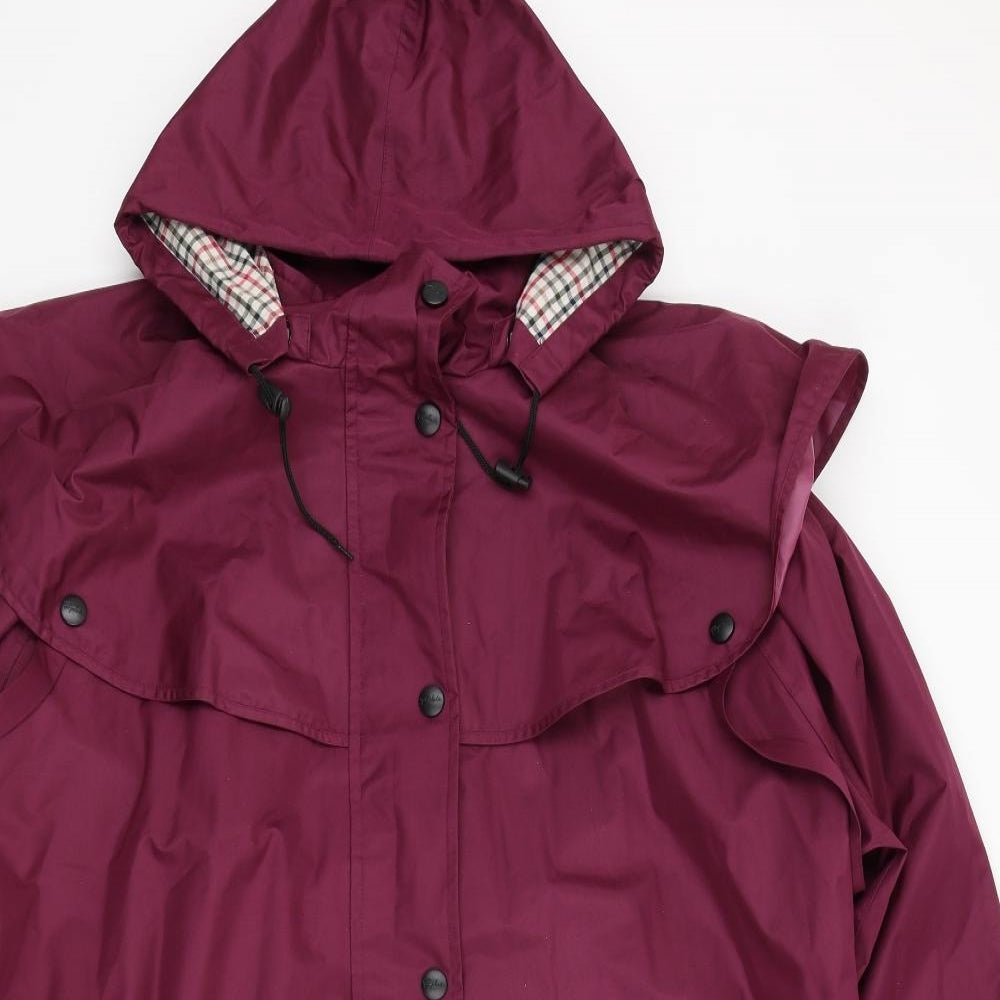 Rydale Womens Purple   Rain Coat Coat Size 18