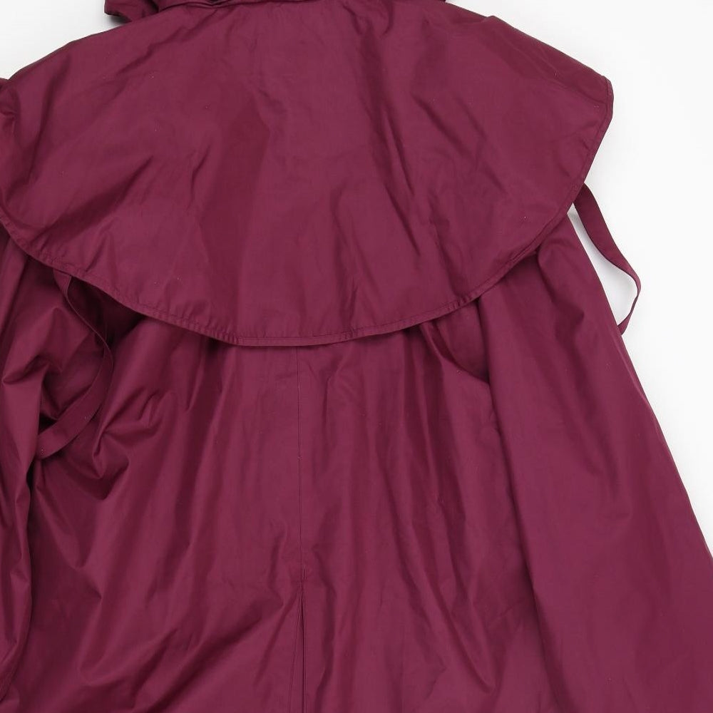 Rydale Womens Purple   Rain Coat Coat Size 18