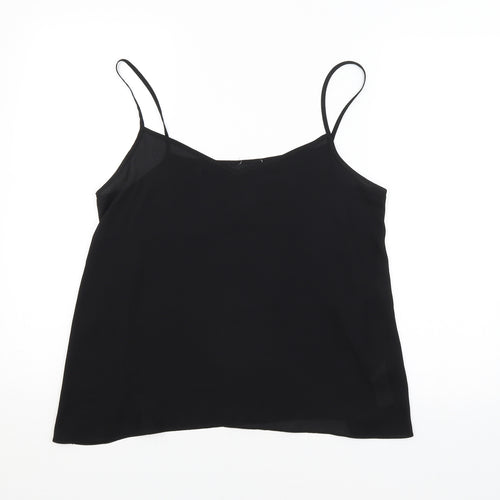Preworn Womens Black   Basic T-Shirt Size 14