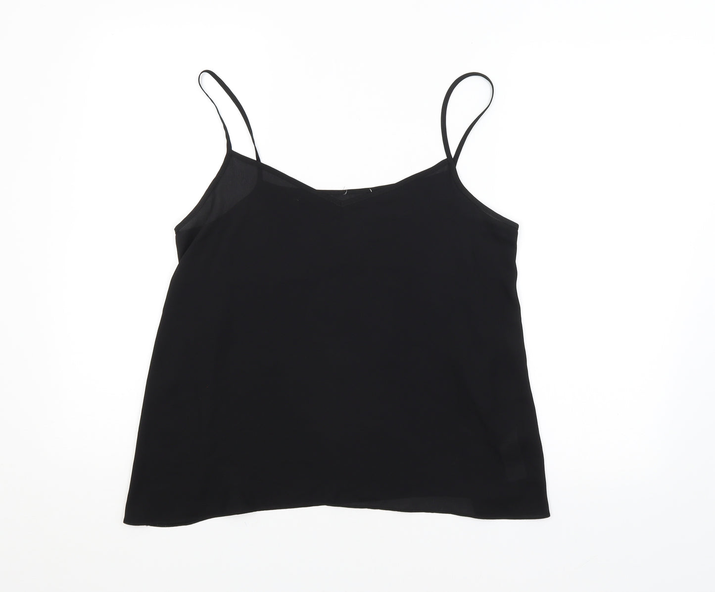 Preworn Womens Black   Basic T-Shirt Size 14