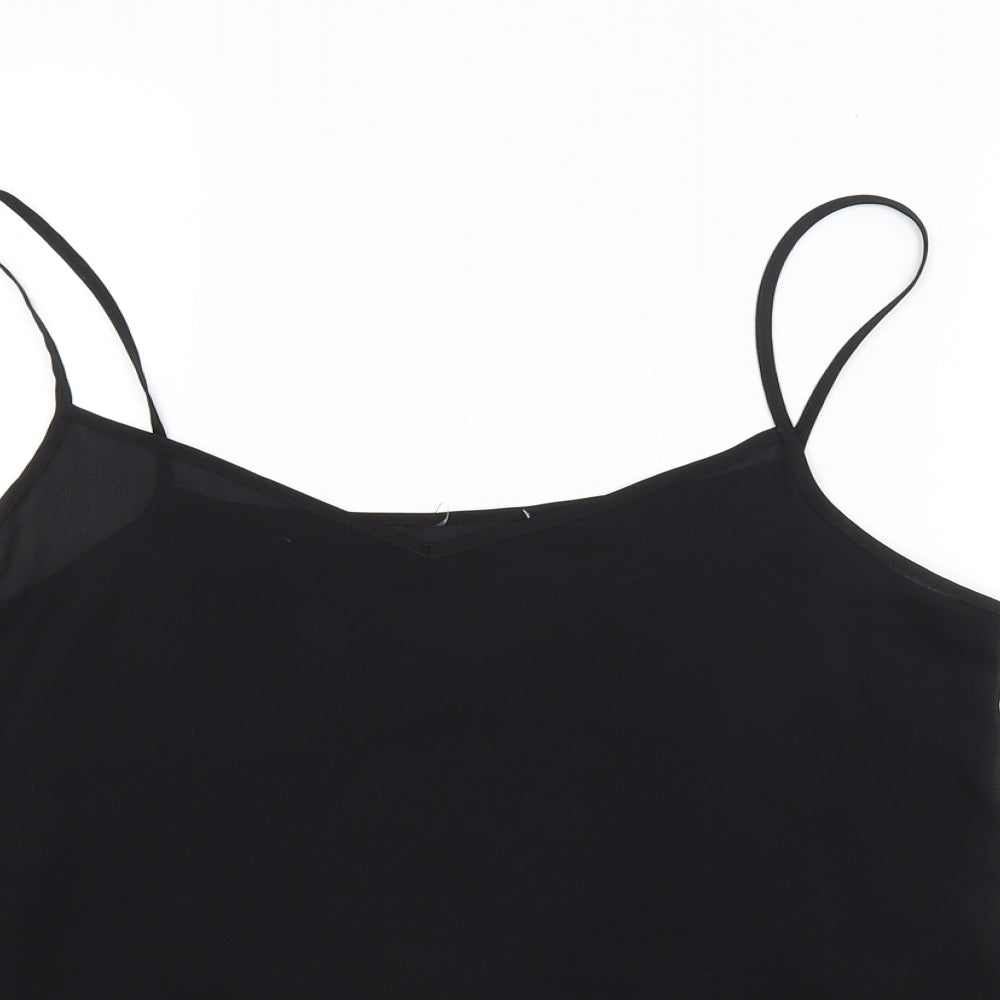 Preworn Womens Black   Basic T-Shirt Size 14