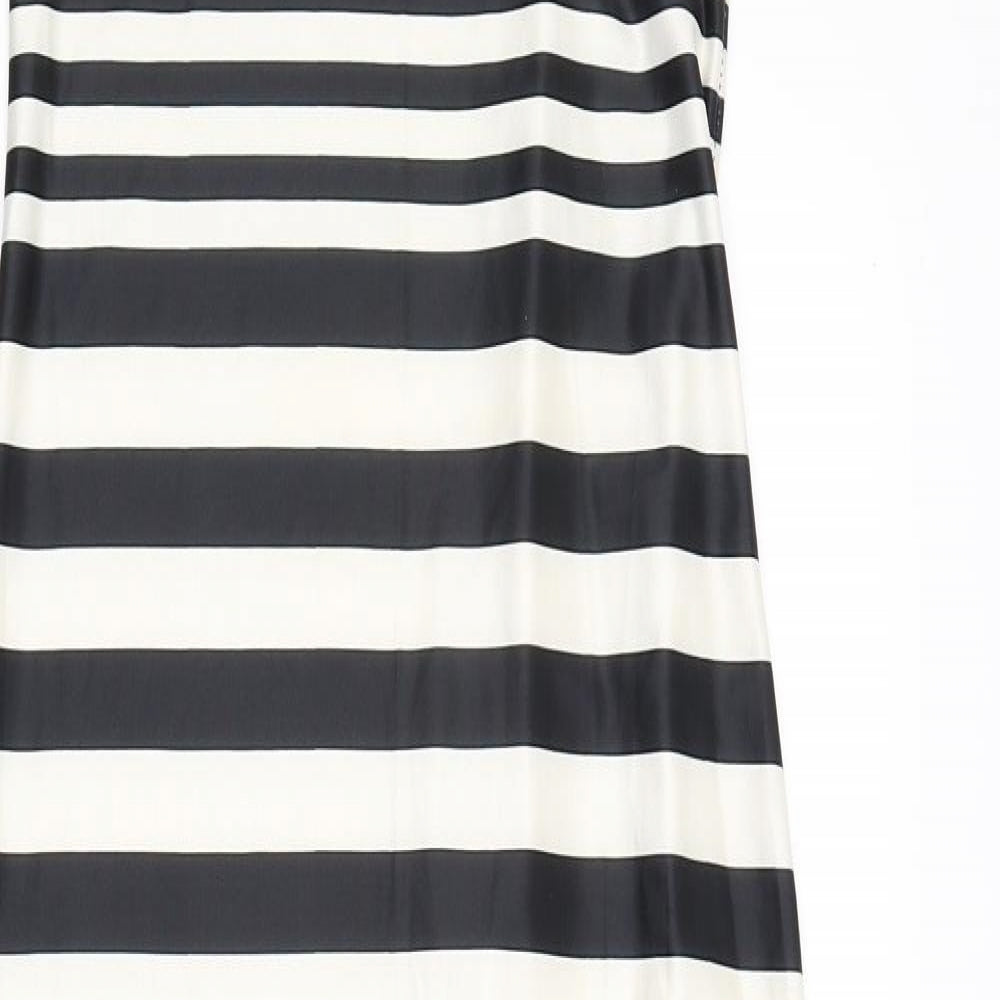 Preworn Womens Multicoloured Striped  Pencil Dress
