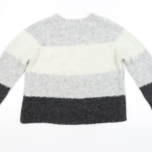 Primark Womens Multicoloured Striped  Pullover Jumper Size 12