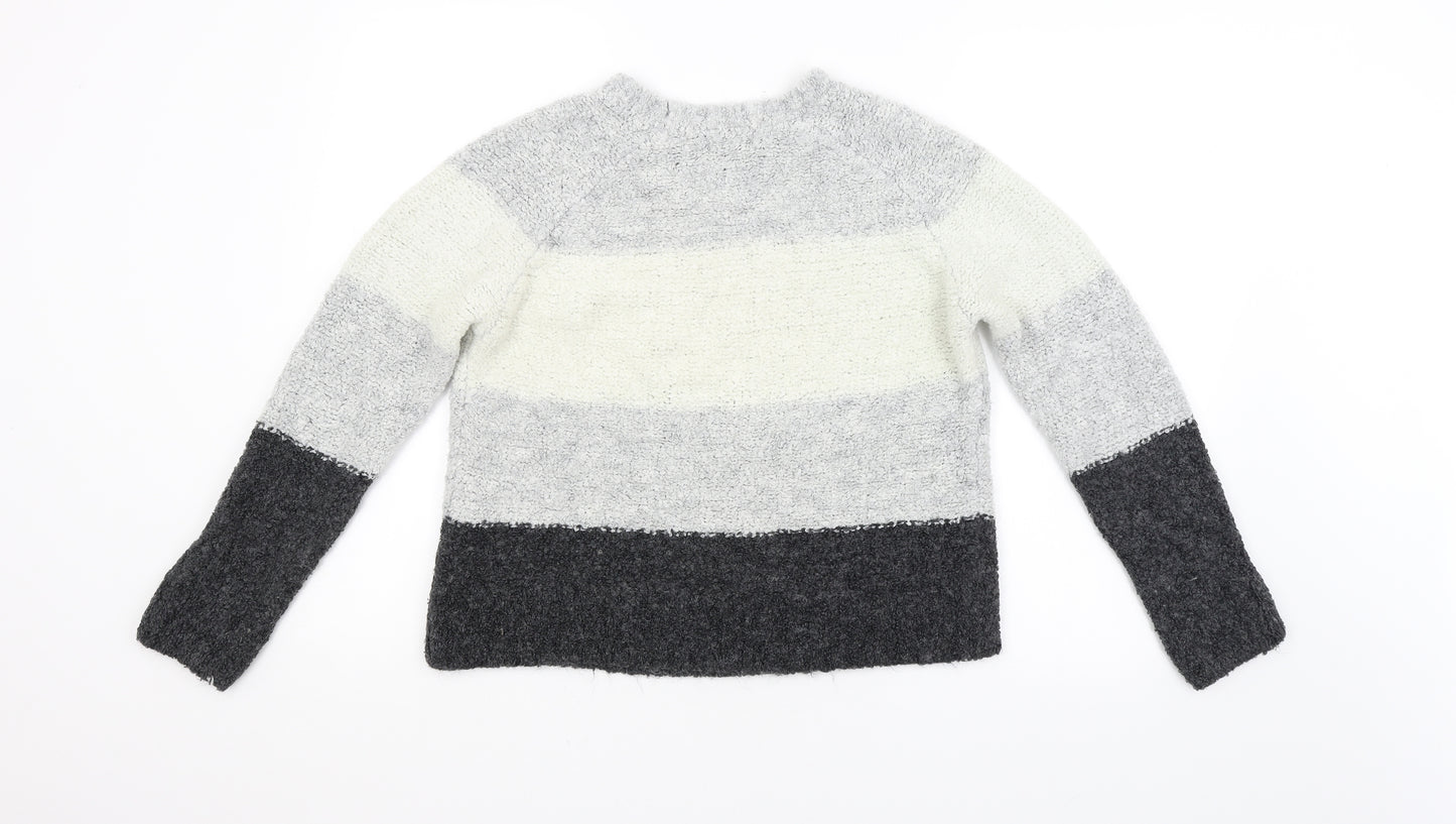 Primark Womens Multicoloured Striped  Pullover Jumper Size 12
