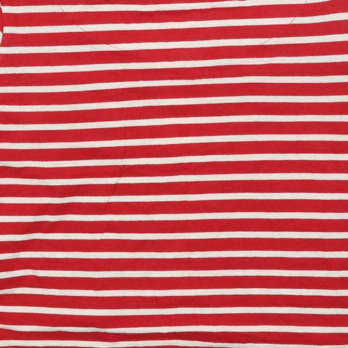 Escape Reality Womens Multicoloured Striped  Basic T-Shirt Size 12