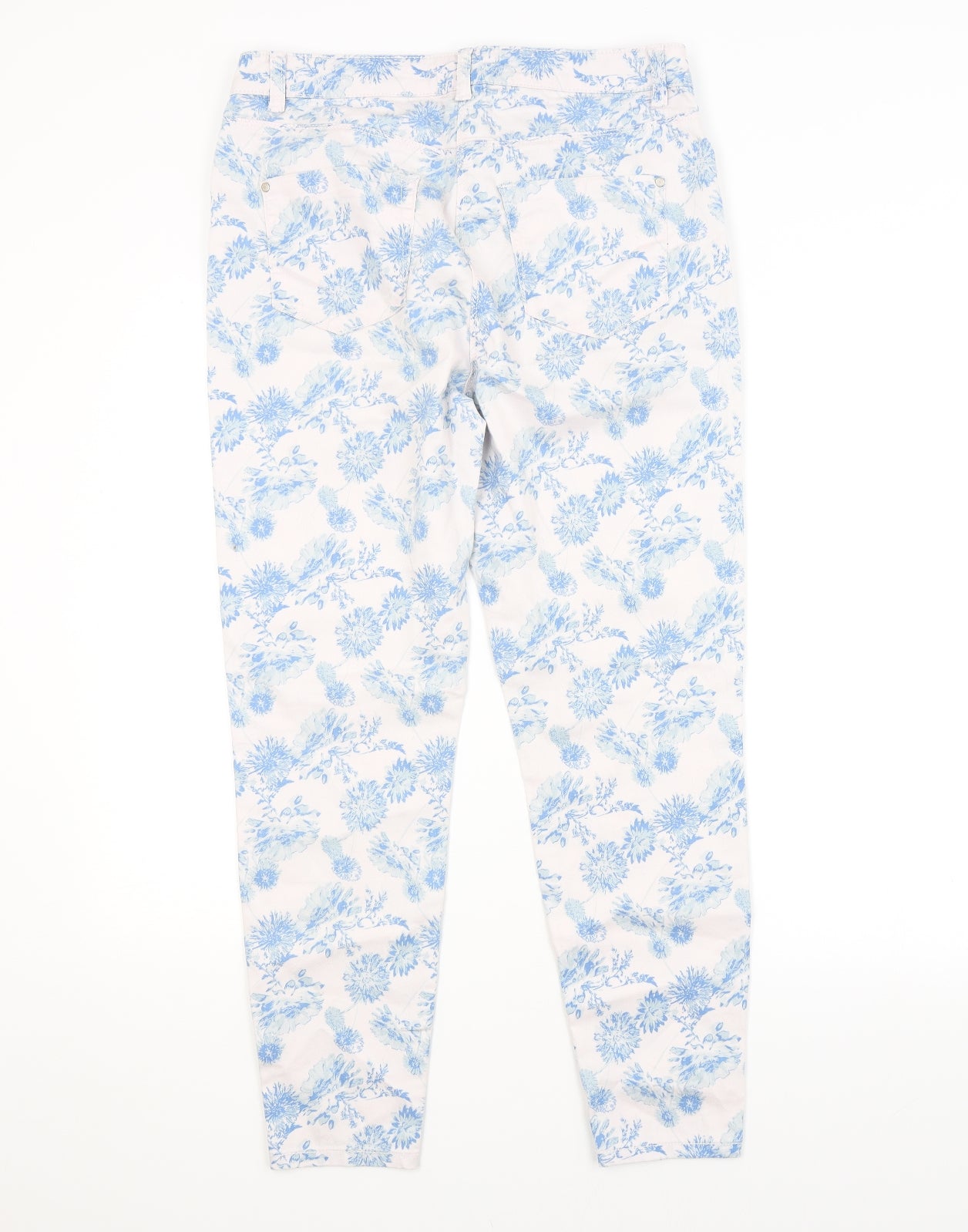 Papaya Womens Multicoloured Floral  Straight Jeans Size 14 L28 in