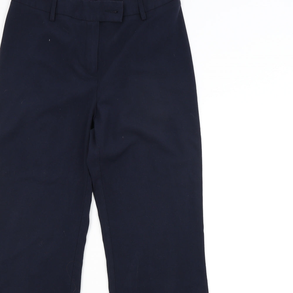 M&S Womens Blue   Trousers  Size 12 L30 in