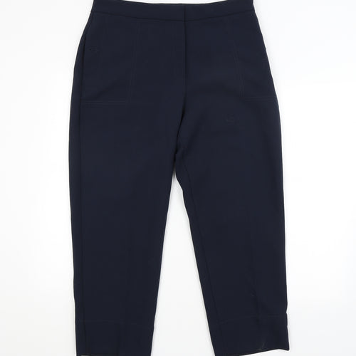 M&S Womens Blue   Trousers  Size 14 L26 in