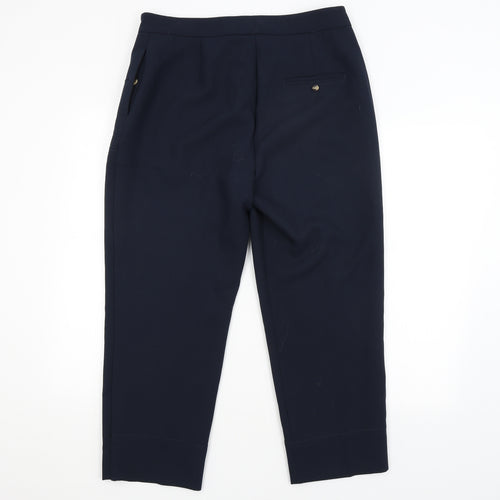 M&S Womens Blue   Trousers  Size 14 L26 in