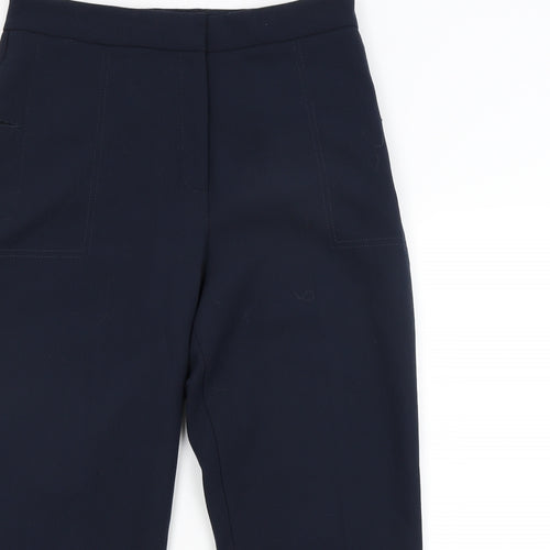 M&S Womens Blue   Trousers  Size 14 L26 in