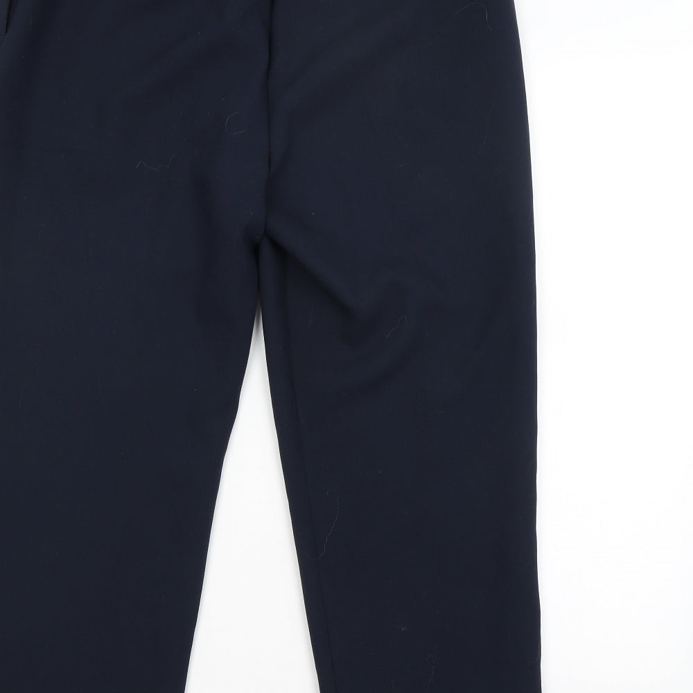 M&S Womens Blue   Trousers  Size 14 L26 in