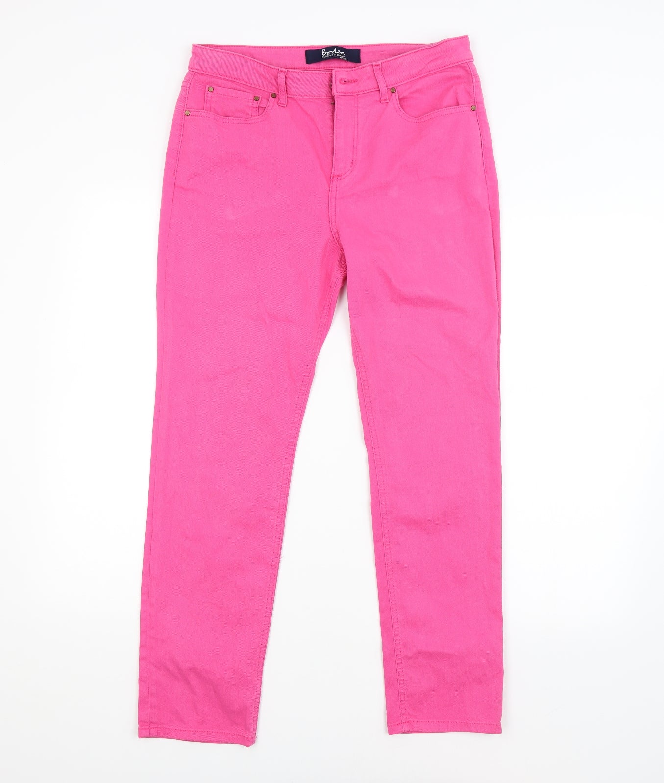 Boden Womens Pink   Straight Jeans Size 12 L28 in