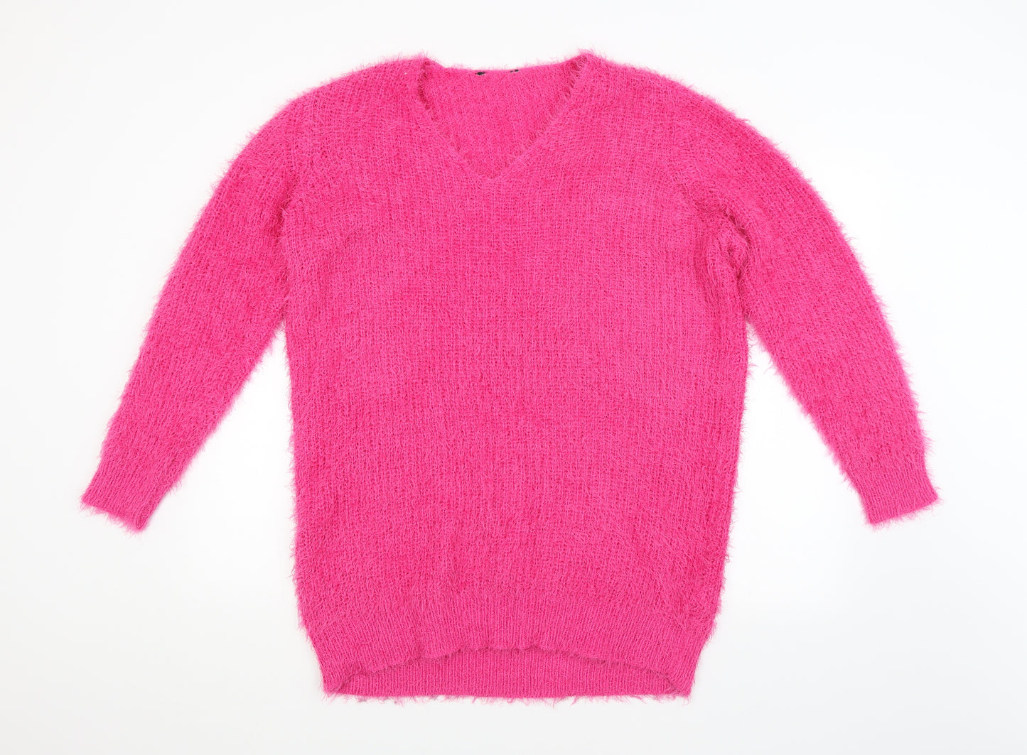 Pep&Co. Womens Pink   Pullover Jumper Size 16