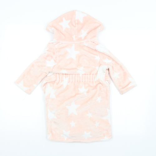 M&S Girls Pink Geometric   Robe Size 12-18 Months