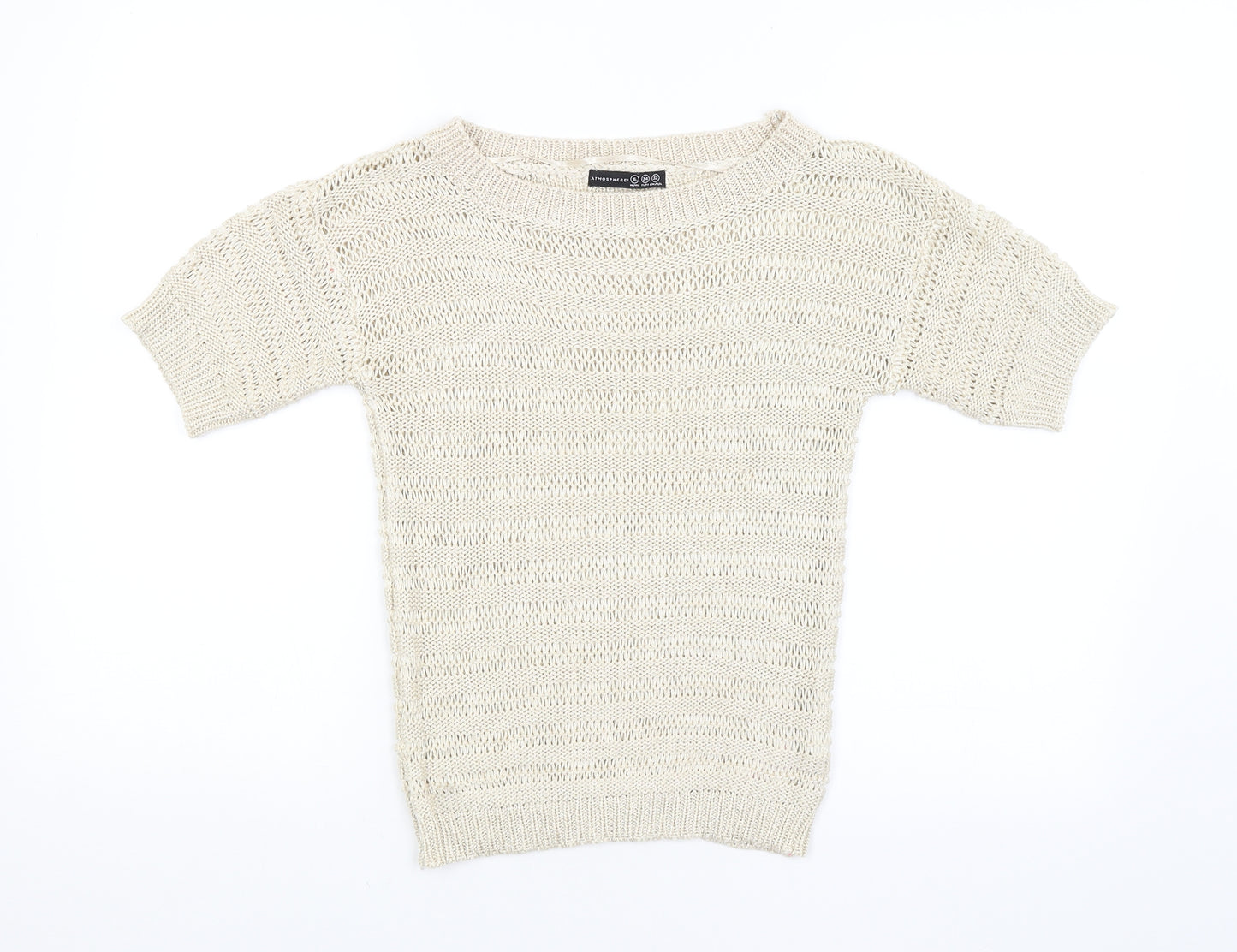 Atmosphere Womens Beige   Pullover Jumper Size 6