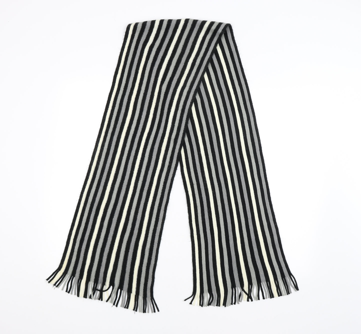 Preworn Unisex Multicoloured Striped  Scarf  Size Regular