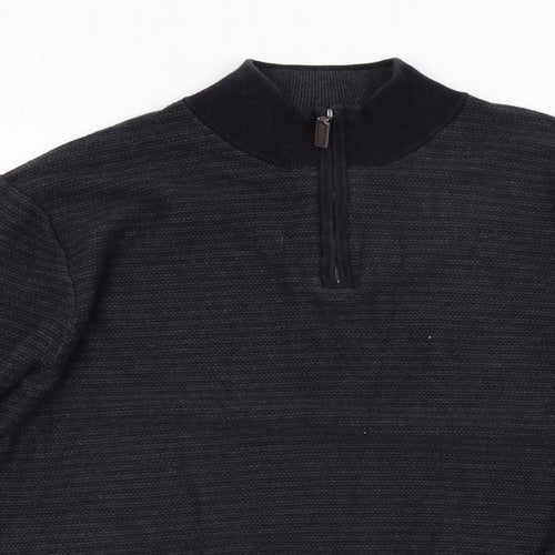 M&S Mens Grey   Pullover Jumper Size L