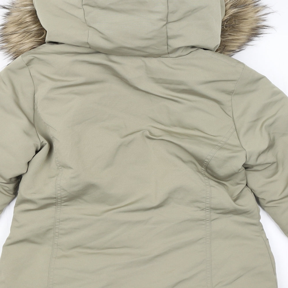 Hollister Mens Green   Puffer Jacket Coat