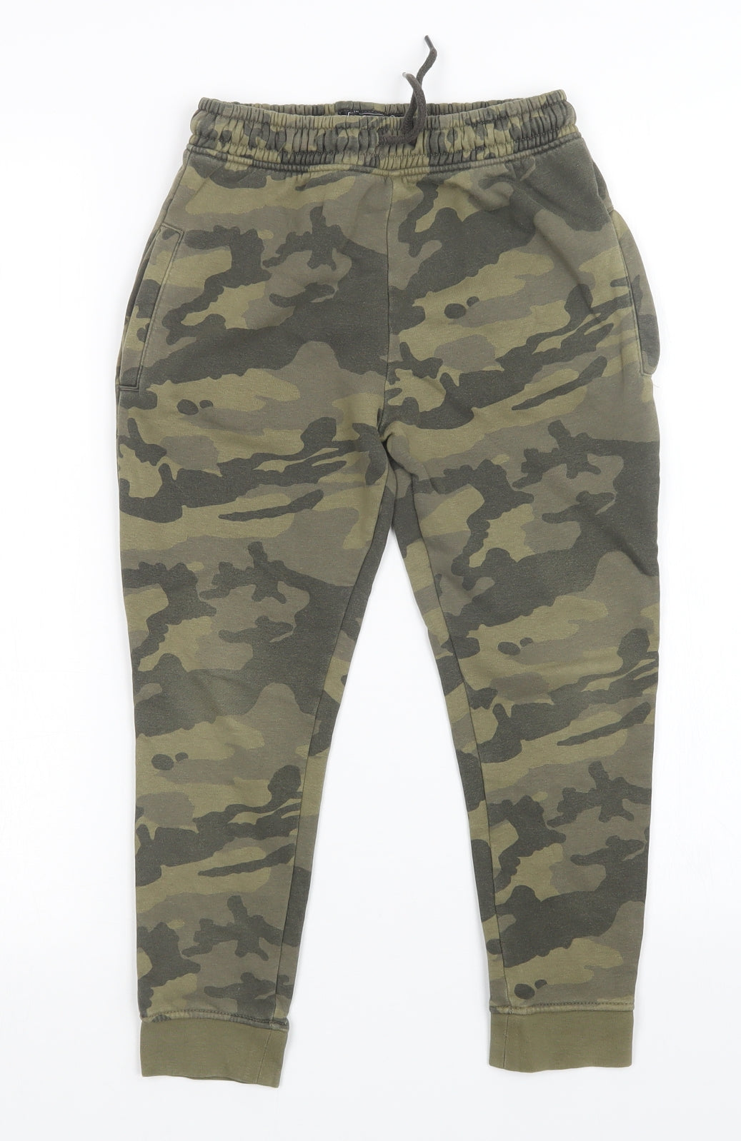 NEXT Boys Green Camouflage  Sweatpants Trousers Size 9 Years