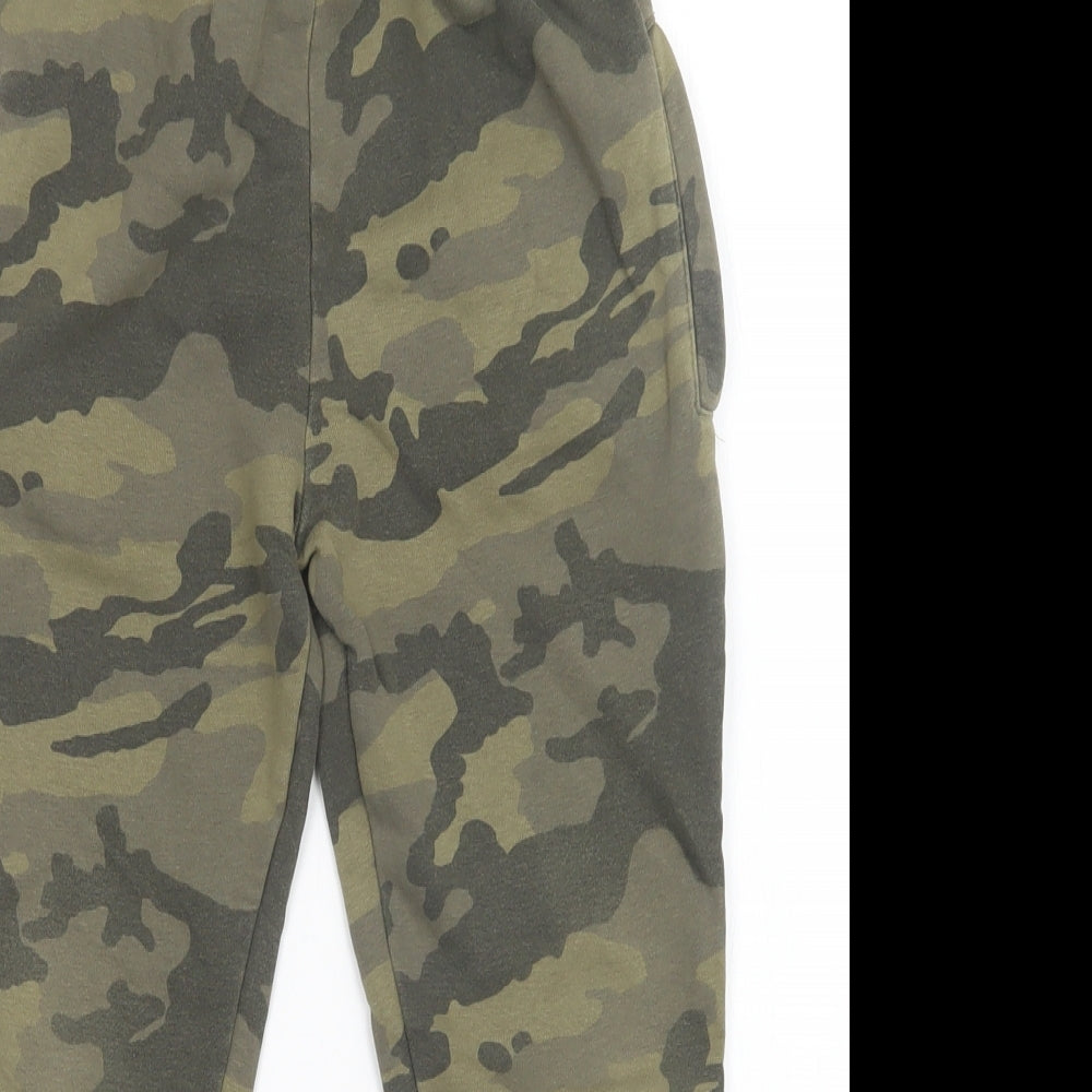 NEXT Boys Green Camouflage  Sweatpants Trousers Size 9 Years