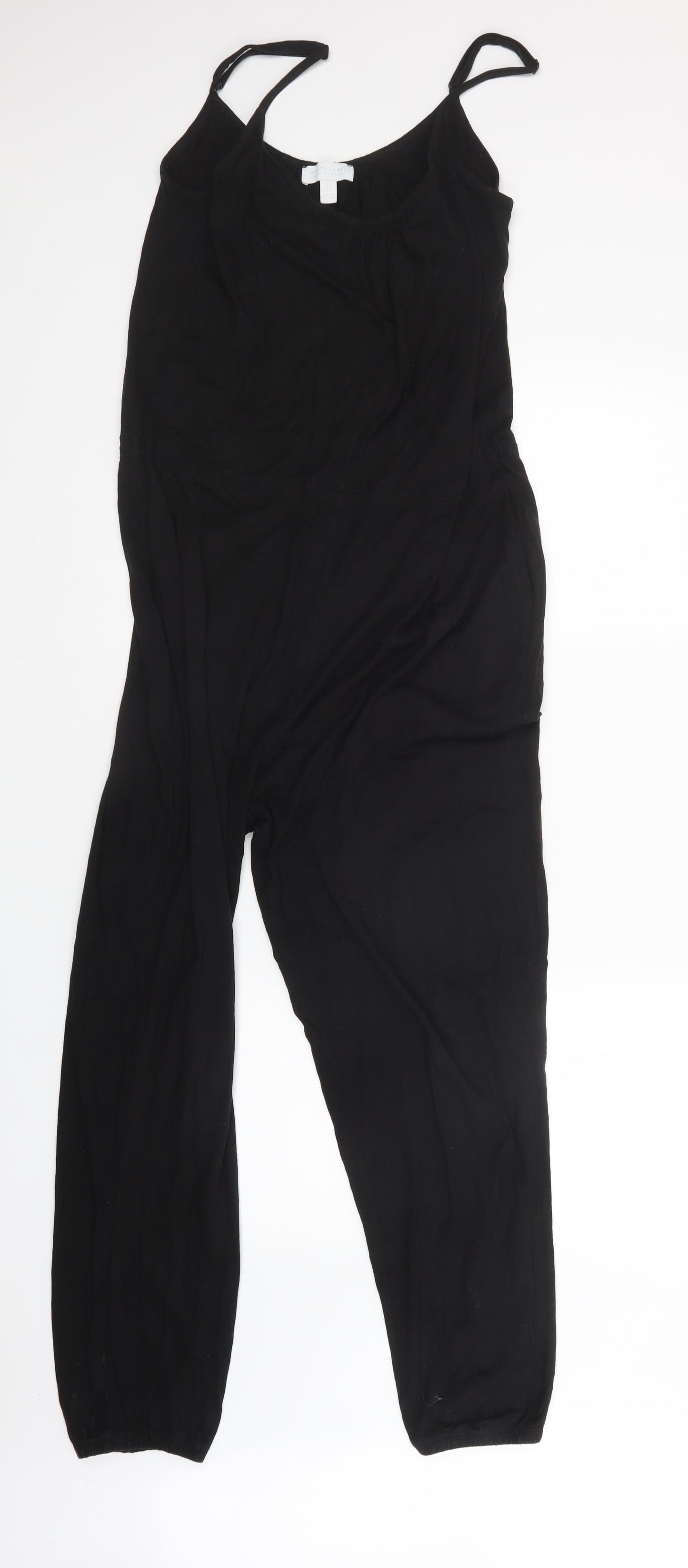White Label Womens Black   Jumpsuit One-Piece Size 16