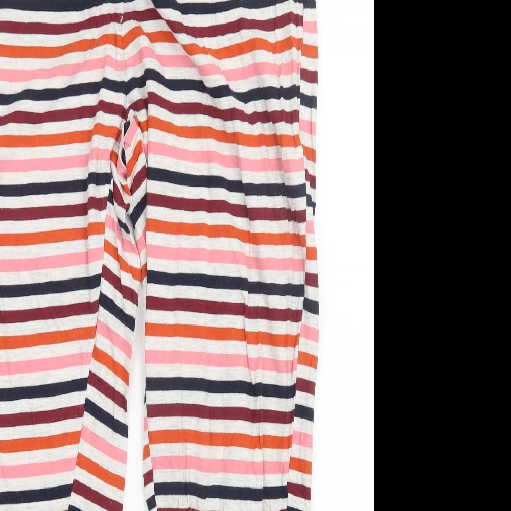 M&S Womens Multicoloured Striped   Pyjama Pants Size 12