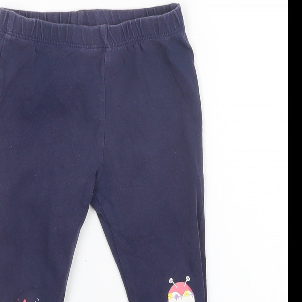 Nutmeg Girls Blue   Sweatpants Trousers Size 2-3 Years