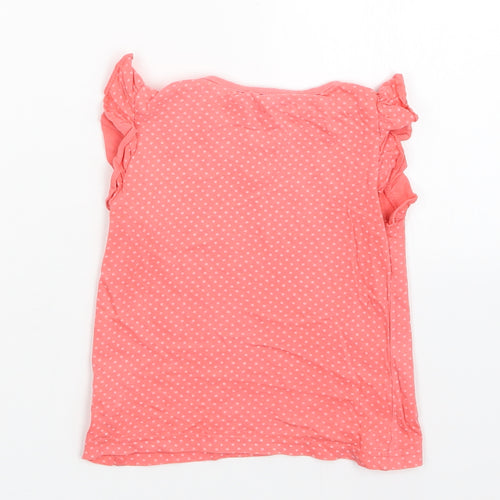 girl2girl Girls Pink Polka Dot  Basic T-Shirt Size 2-3 Years