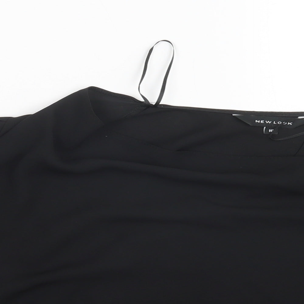 New Look Womens Black   Wrap Blouse Size 16