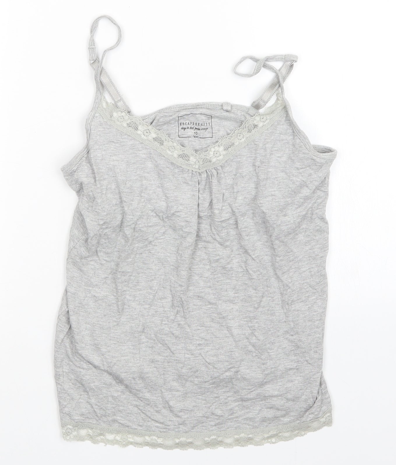 NEXT Womens Grey   Top Pyjama Top Size 10