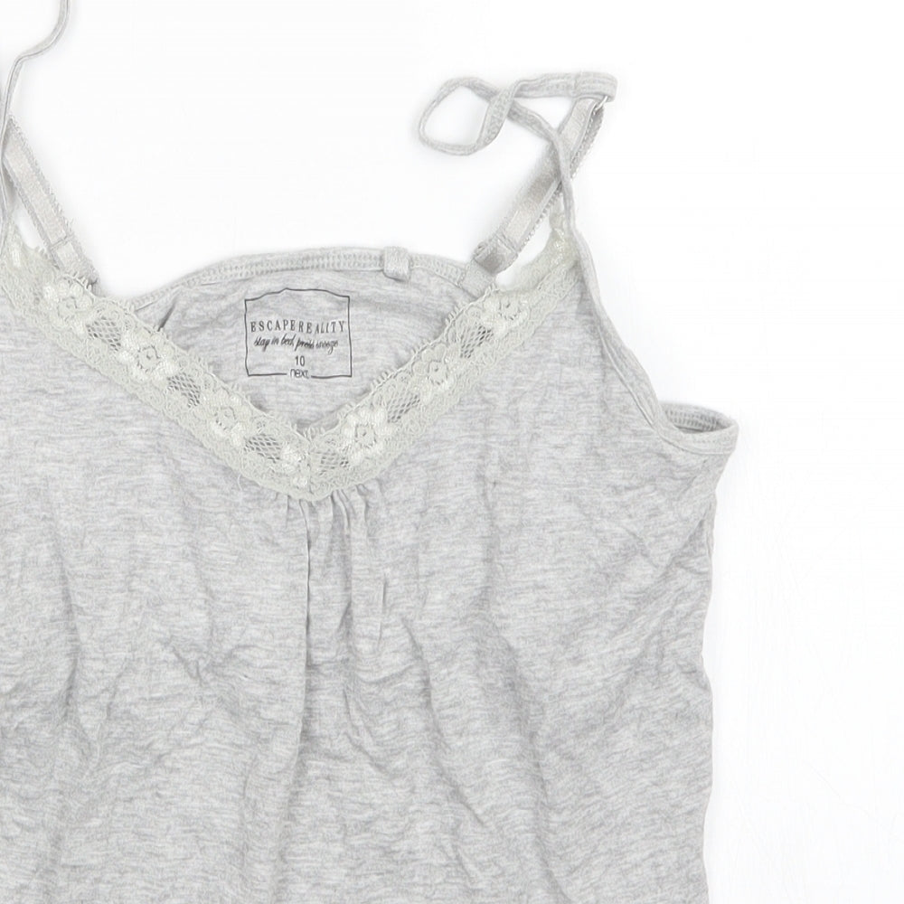 NEXT Womens Grey   Top Pyjama Top Size 10