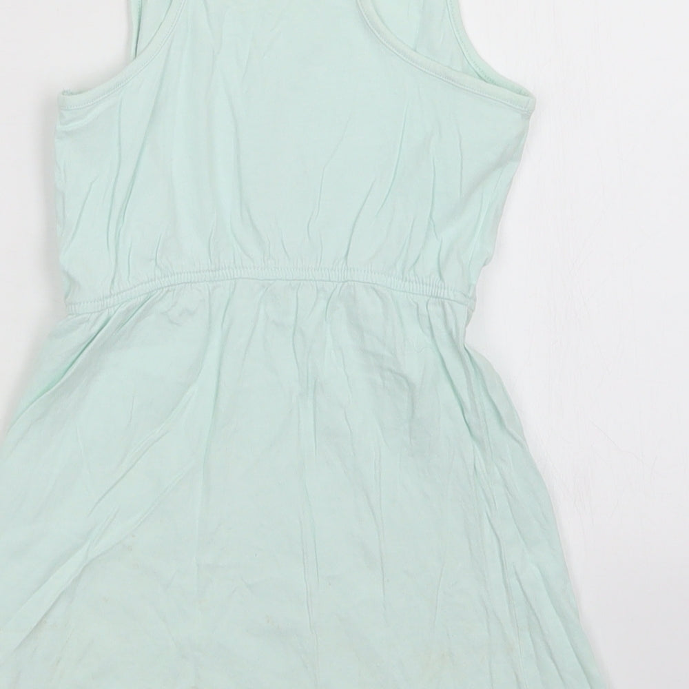 H&M Girls Green   Tank Dress  Size 3-4 Years