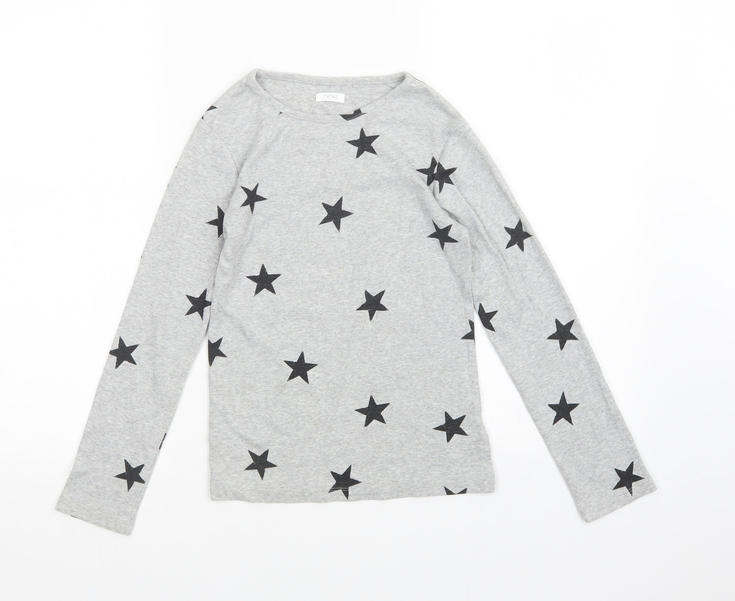 NEXT Girls Grey Polka Dot  Pullover Jumper Size 11 Years