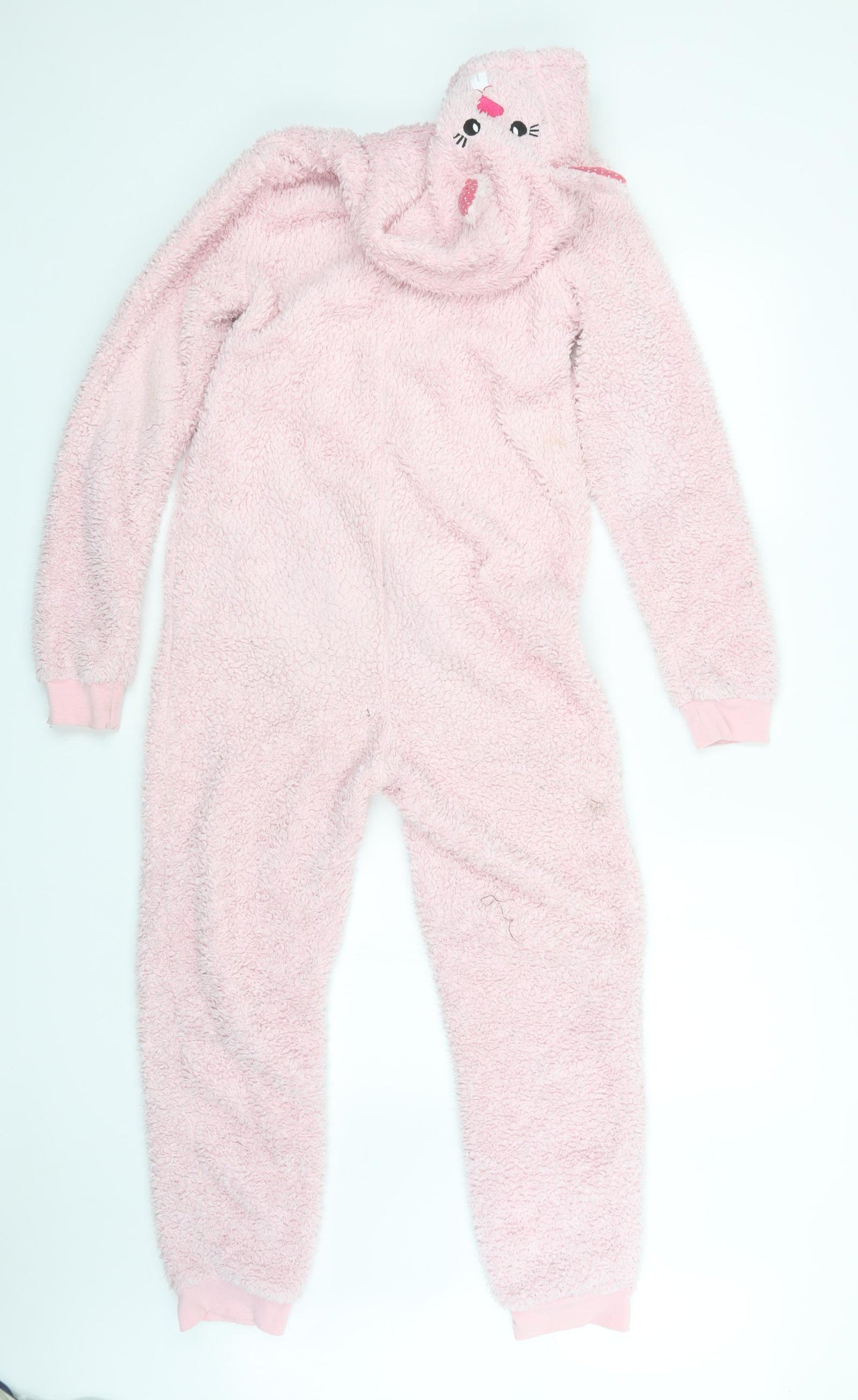 John Lewis Girls Pink Animal Print   One Piece Size 12 Years