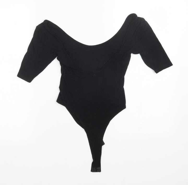 collision Womens Black Unitard One-Piece Size 8