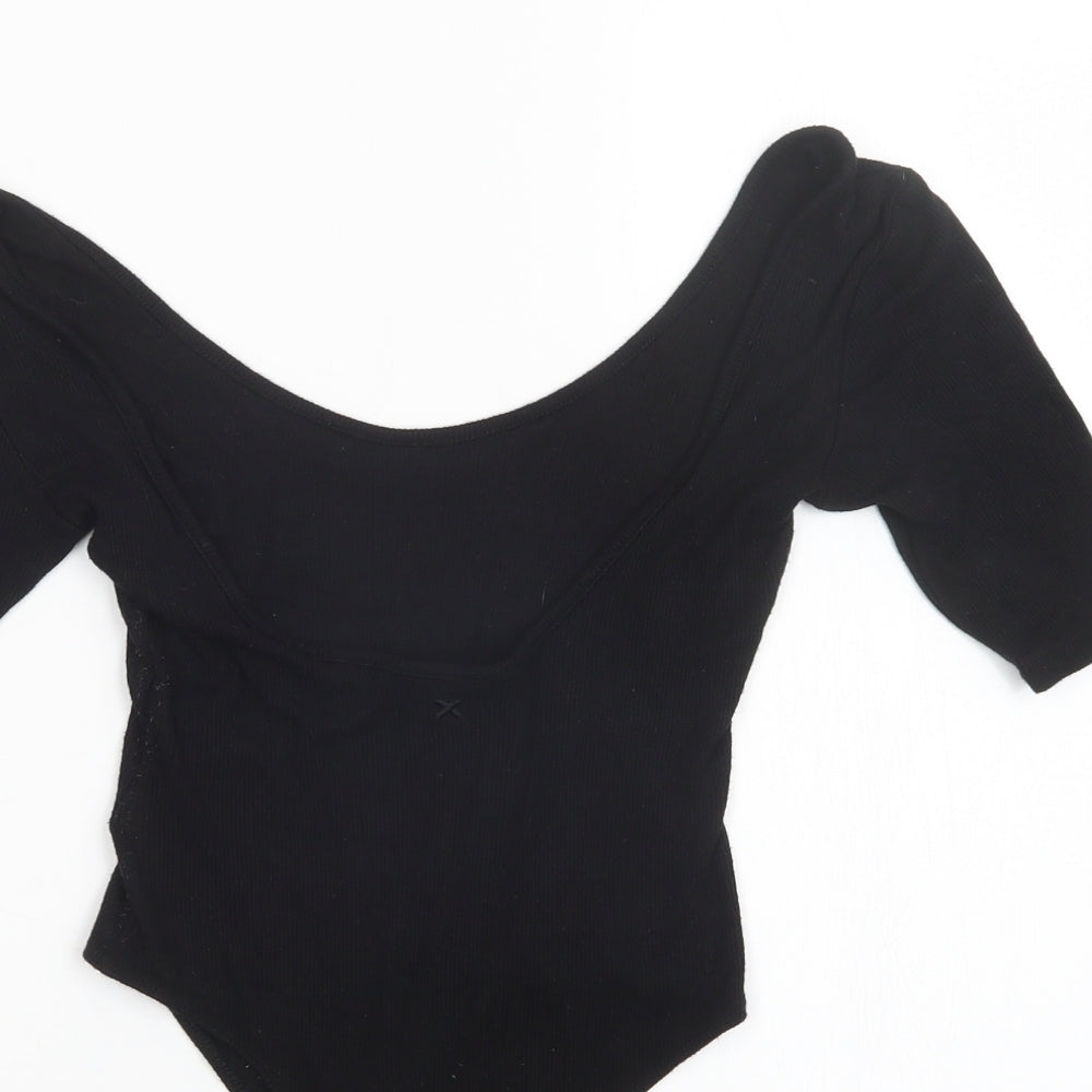 collision Womens Black   Unitard One-Piece Size 8