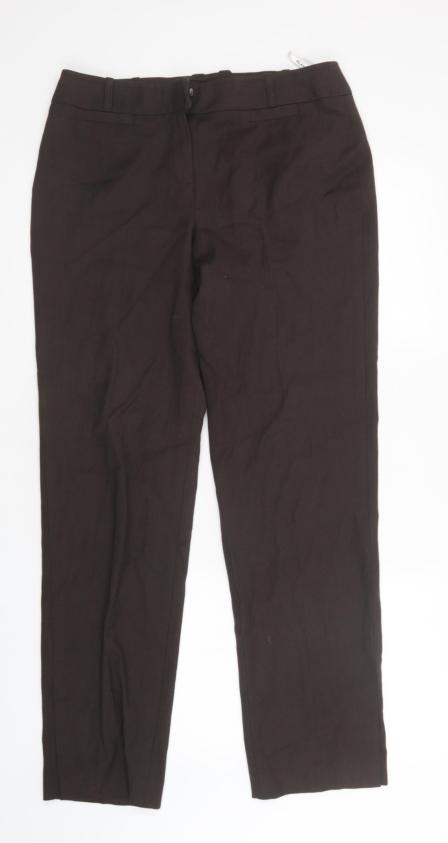 Planet Womens Brown   Trousers  Size 10 L29 in